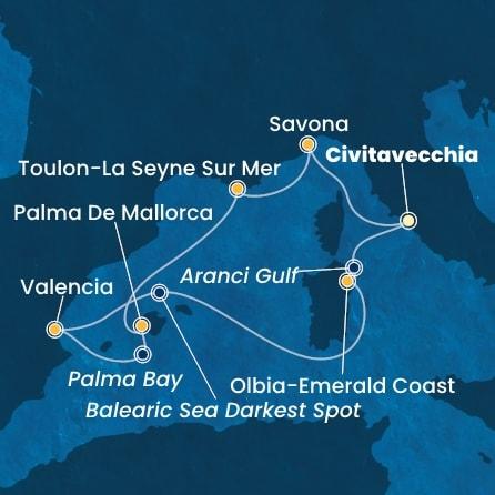 Mapka plavby
