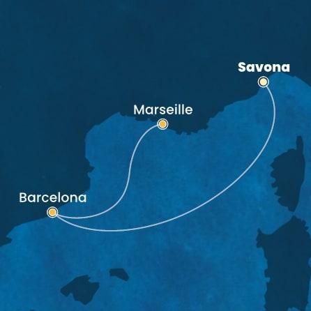 Mapka plavby