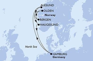 Mapka plavby
