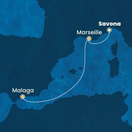 Mapka plavby