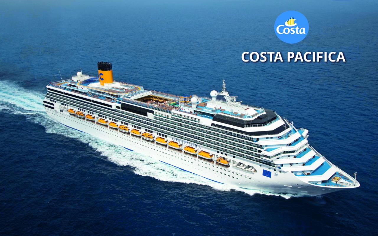 Itálie, Francie, Španělsko z Barcelony na lodi Costa Pacifica
