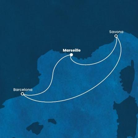 Mapka plavby