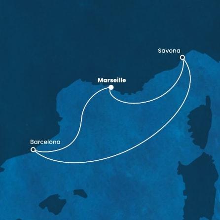 Mapka plavby