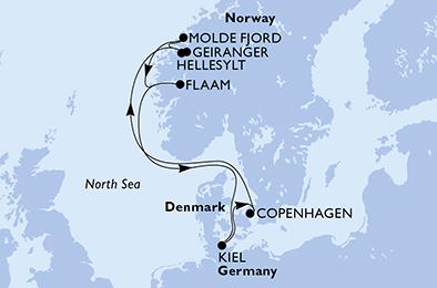 Mapka plavby
