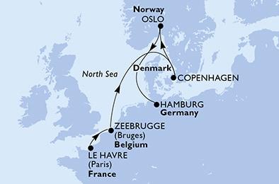 Mapka plavby