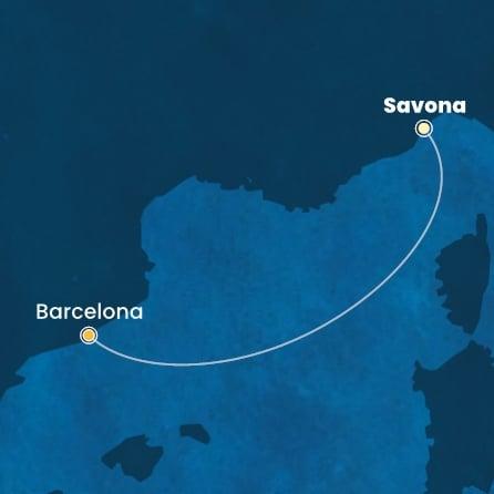Mapka plavby