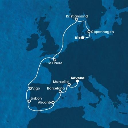 Mapka plavby