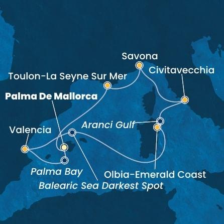 Mapka plavby