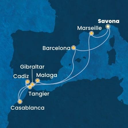 Mapka plavby