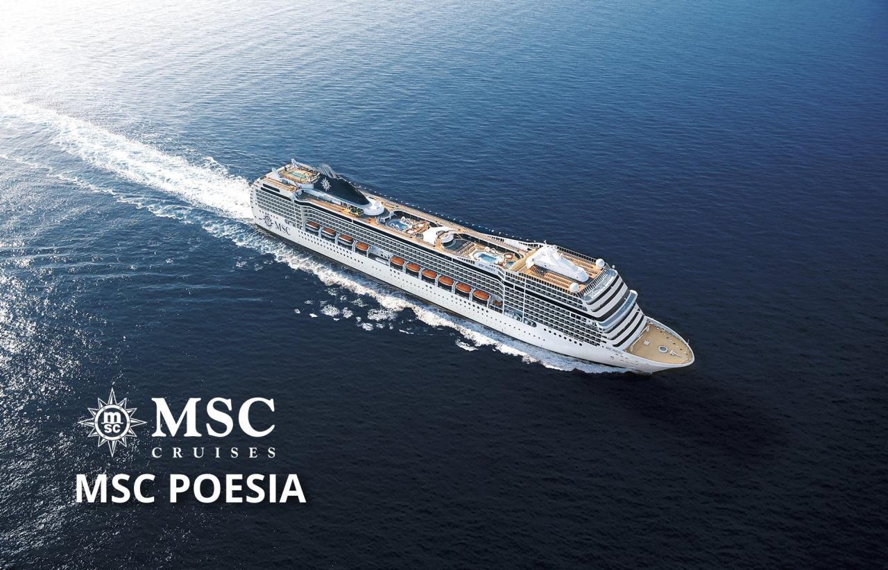 USA, Kajmanské ostrovy, Jamajka, Curacao, Bonaire, Aruba, Kolumbie, Panama, Kostarika, Honduras, Belize z Miami na lodi MSC Poesia
