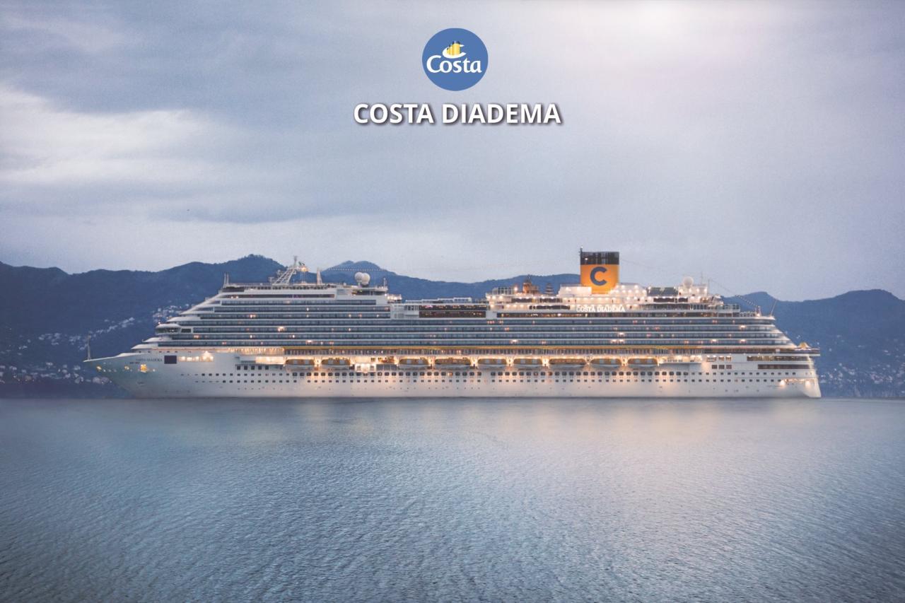 Velká Británie, Belgie, Německo ze Southamptonu na lodi Costa Diadema