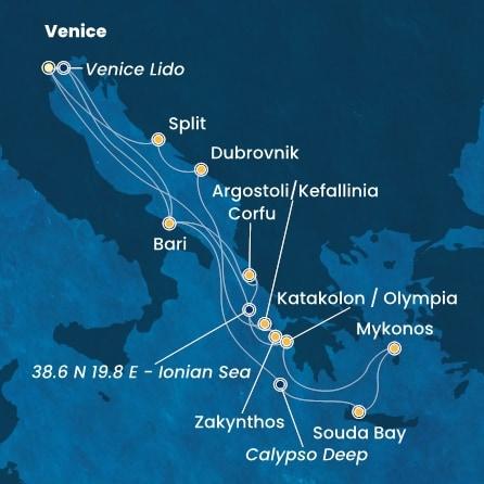 Mapka plavby