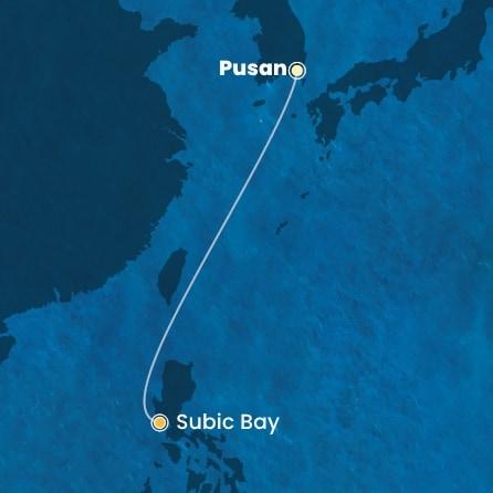 Mapka plavby