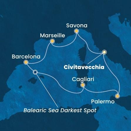 Mapka plavby