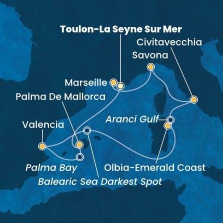 Mapka plavby