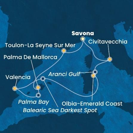 Mapka plavby