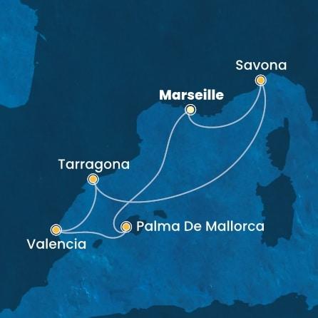 Mapka plavby