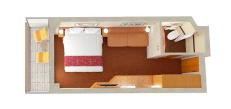 Kajuta s balkonem Costa Diadema