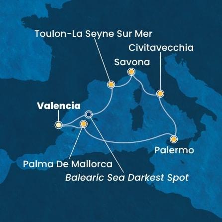 Mapka plavby