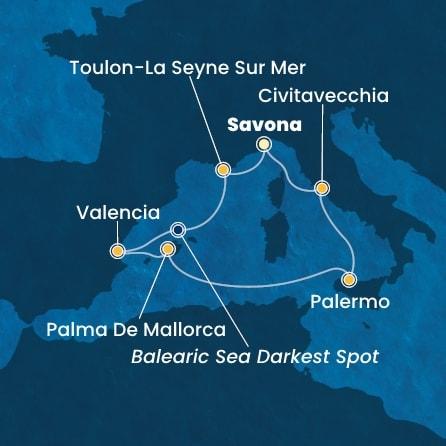 Mapka plavby