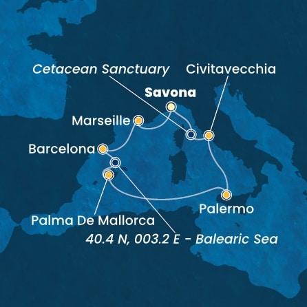 Mapka plavby
