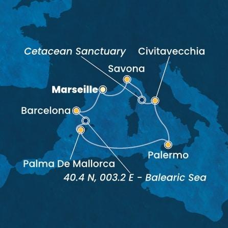 Mapka plavby