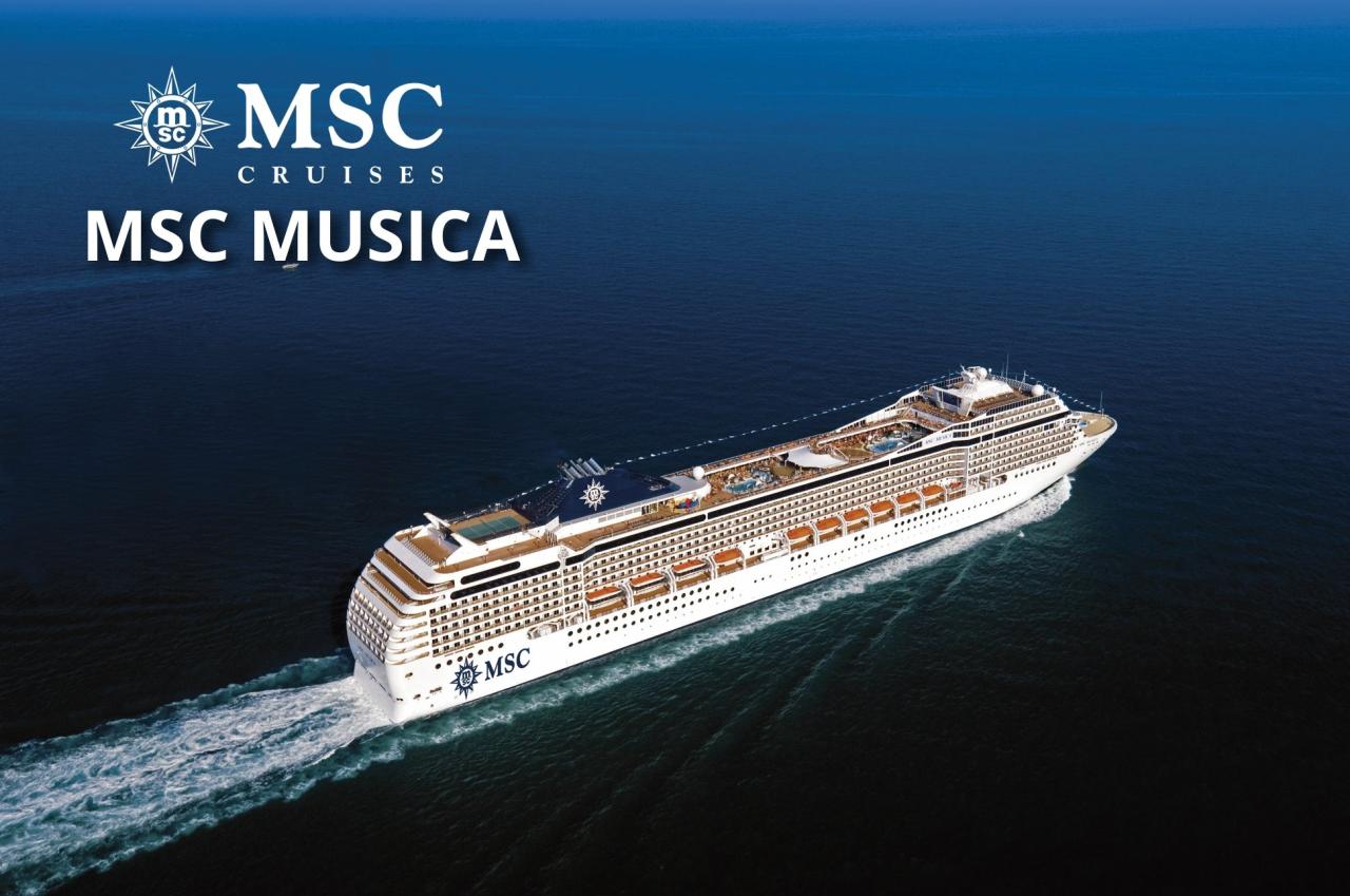 Itálie, Francie, Španělsko, Sardinie z Civitavecchia na lodi MSC Musica