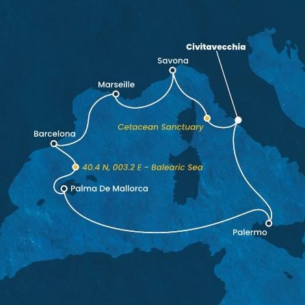 Mapka plavby