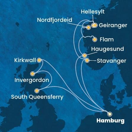 Mapka plavby