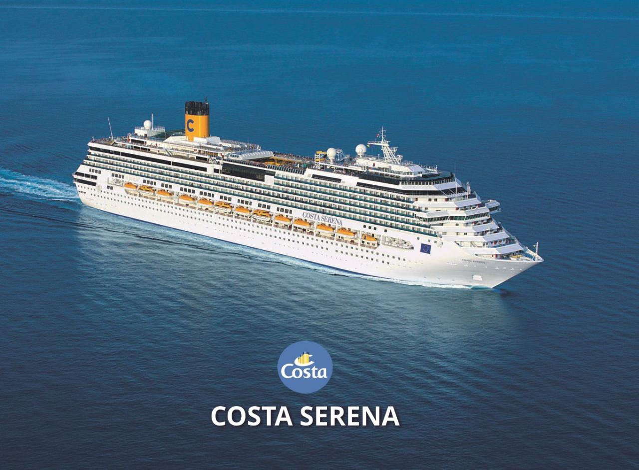 Singapur, Borneo, Filipíny, Čína ze Singapuru na lodi Costa Serena