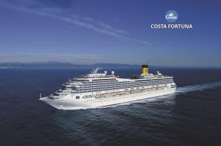 Španělsko, Gran Canaria z Barcelony na lodi Costa Fortuna