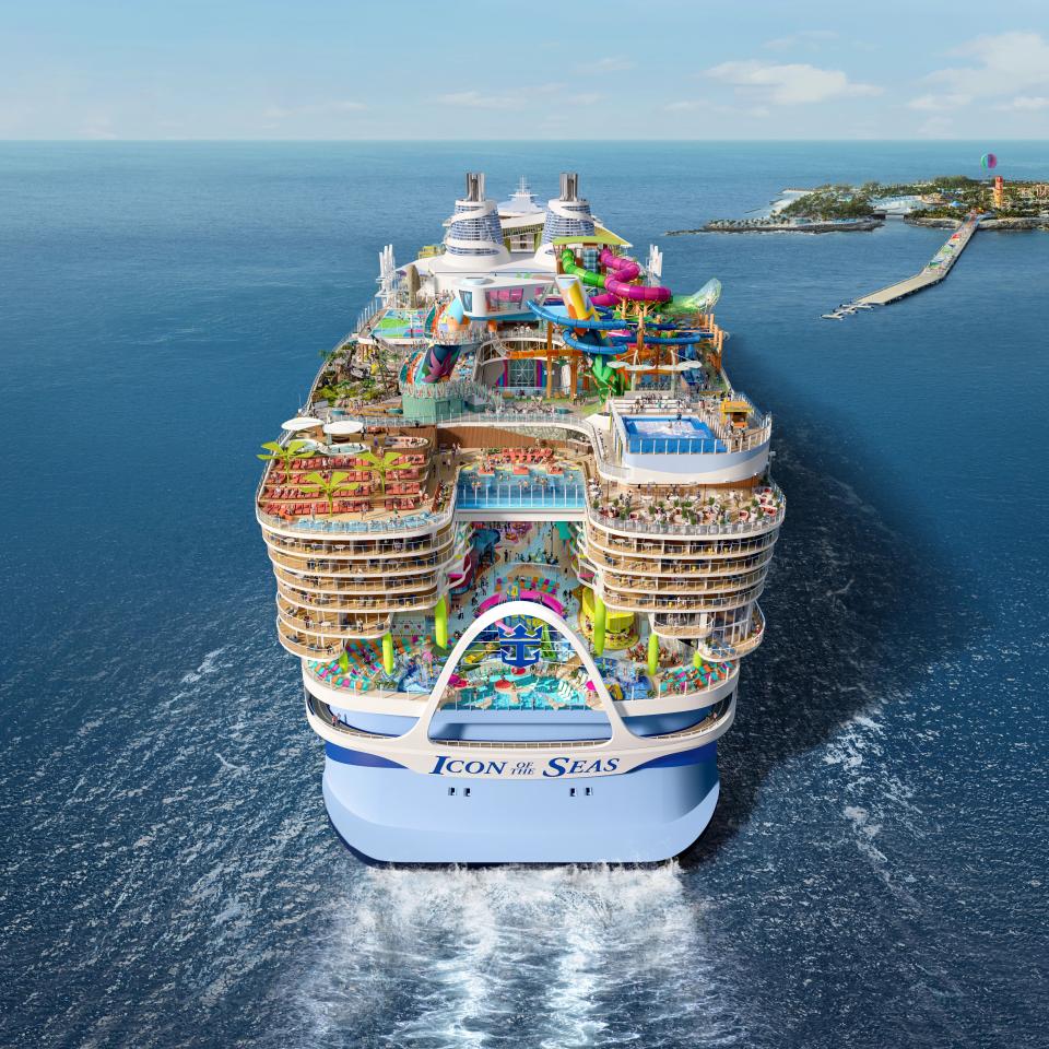 USA, Svatý Martin, Cococay z Miami na lodi Icon of the Seas