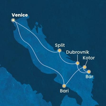 Mapka plavby