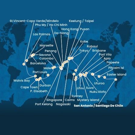 Mapka plavby