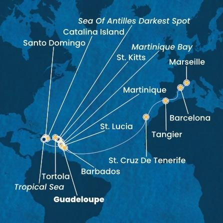 Mapka plavby