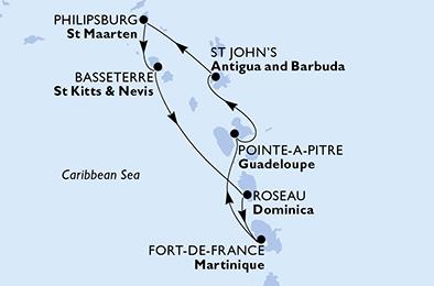 Mapka plavby