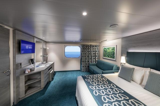 Kajuta s oknem MSC Virtuosa