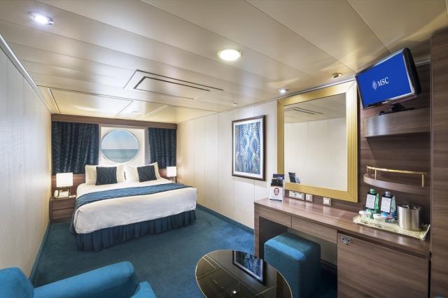 Kajuta s oknem MSC Splendida