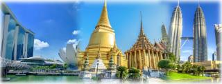 Singapur - Malajsie - Bangkok