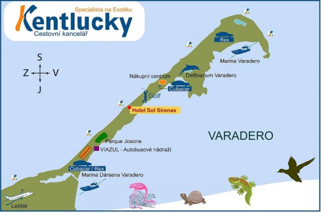 Mapa Varadero - Sol Sirenas