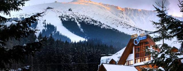 Jasná Grand hotel, Nízké Tatry, Slovensko. .