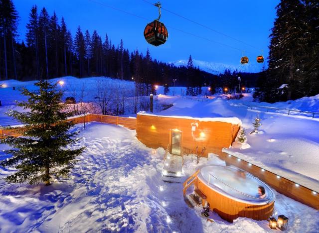 Grand hotel Jasná, Chopok, Nízké Tatry, Slovensko, Dovolená s C