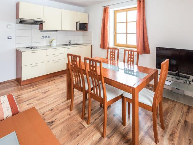 Apartmán č. 1 - obývací pokoj s kuchyní