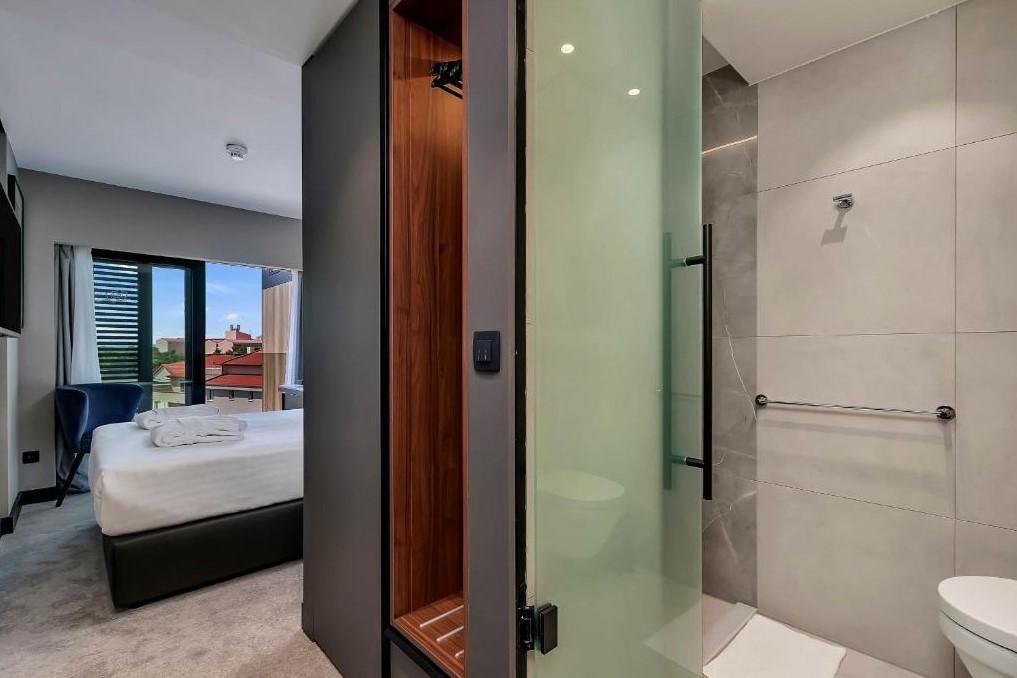 1lůžkový pokoj Standard s francouzským balkonem, Boutique Hotel