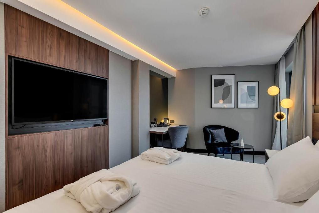 2lůžkový pokoj Standard s francouzským balkonem, Boutique Hotel