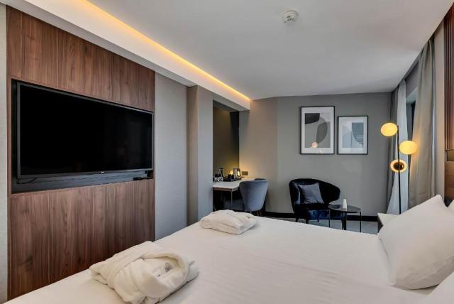 2lůžkový pokoj Standard s francouzským balkonem, Boutique Hotel