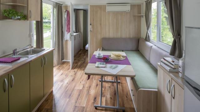 Mobilní dům F Family, Camping Sabbiadoro, Lignano, Itálie, Dovo