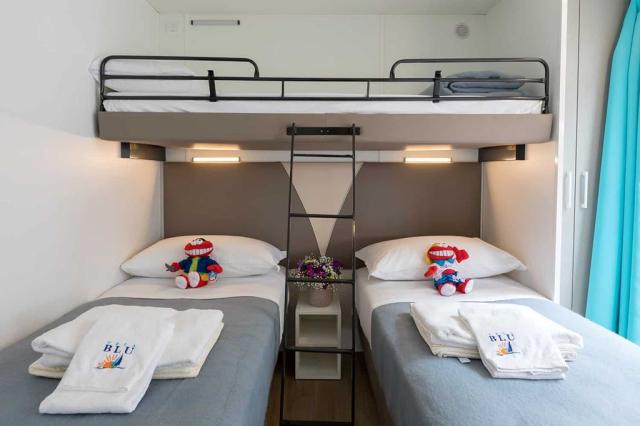 Mobilní dům Laguna Platinum (34,4 m2 + 15 m2), Camping Vela Blu
