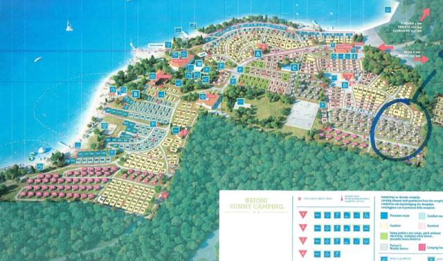 Brioni Sunny Camping, Pula Puntizela, Istrie, CHorvatsko, Dovol