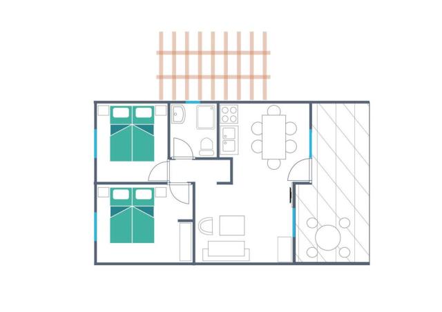2ložnicový apartmán VILLA BELVEDERE, Bi Village, Fažana, Istrie